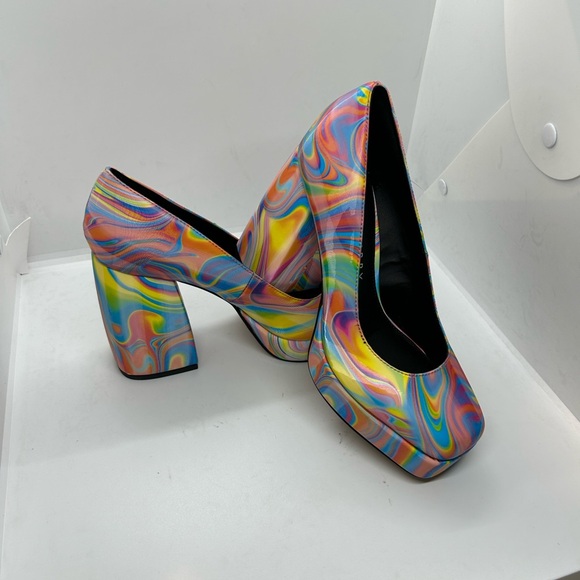 Katy Perry Collections Women's Multicolor Platform Heels Size 7M. NWOT - Picture 5 of 12